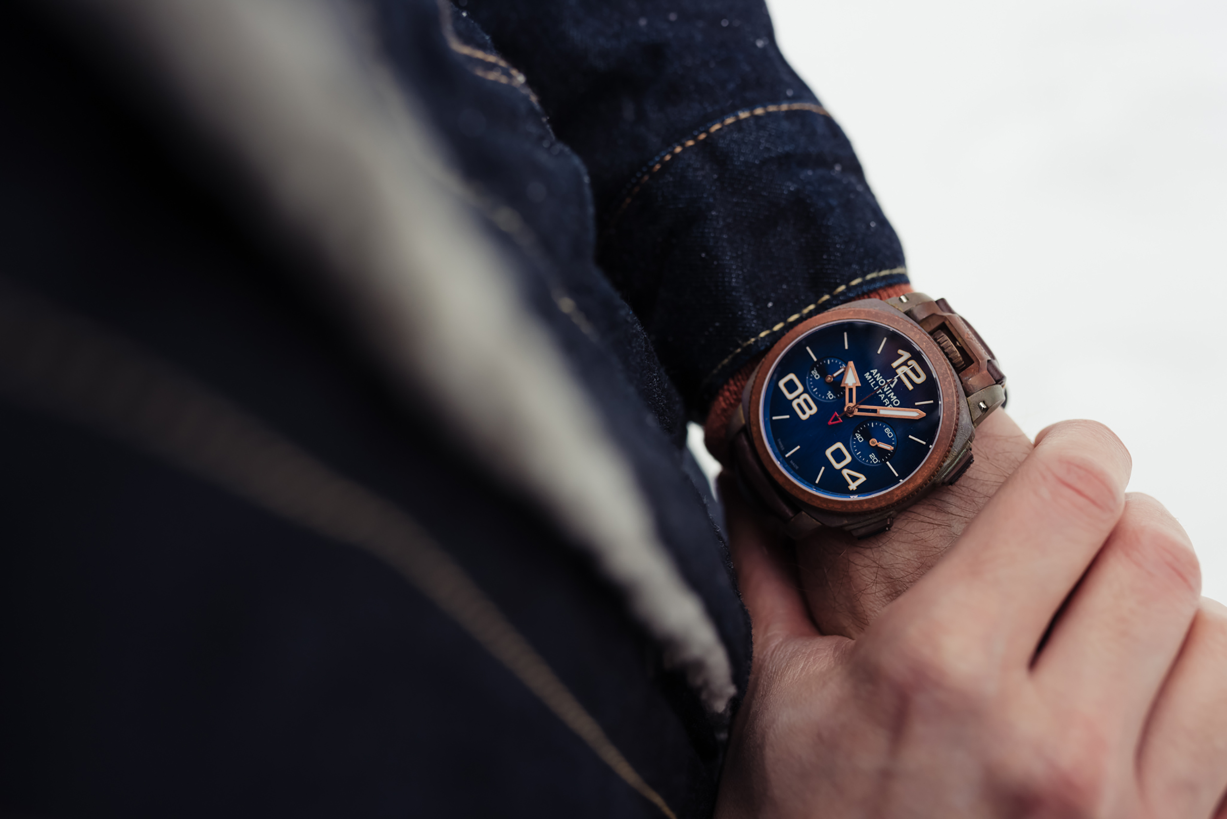 ANONIMO MILITARE Chrono Bronze oxidiert AM 1148.14.208.V09 PR1