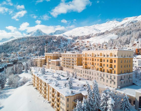 Kulm Hotel Exterior Winter 3