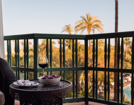 Ausblick vom Zimmer c La Mamounia
