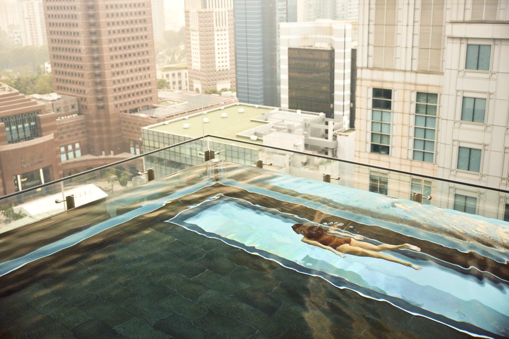 COMO Metropolitan Singapore Rooftop Pool Swimming
