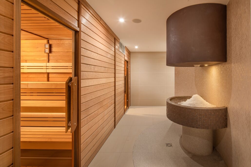 sauna eingangsbereich fagus hotel conference spa