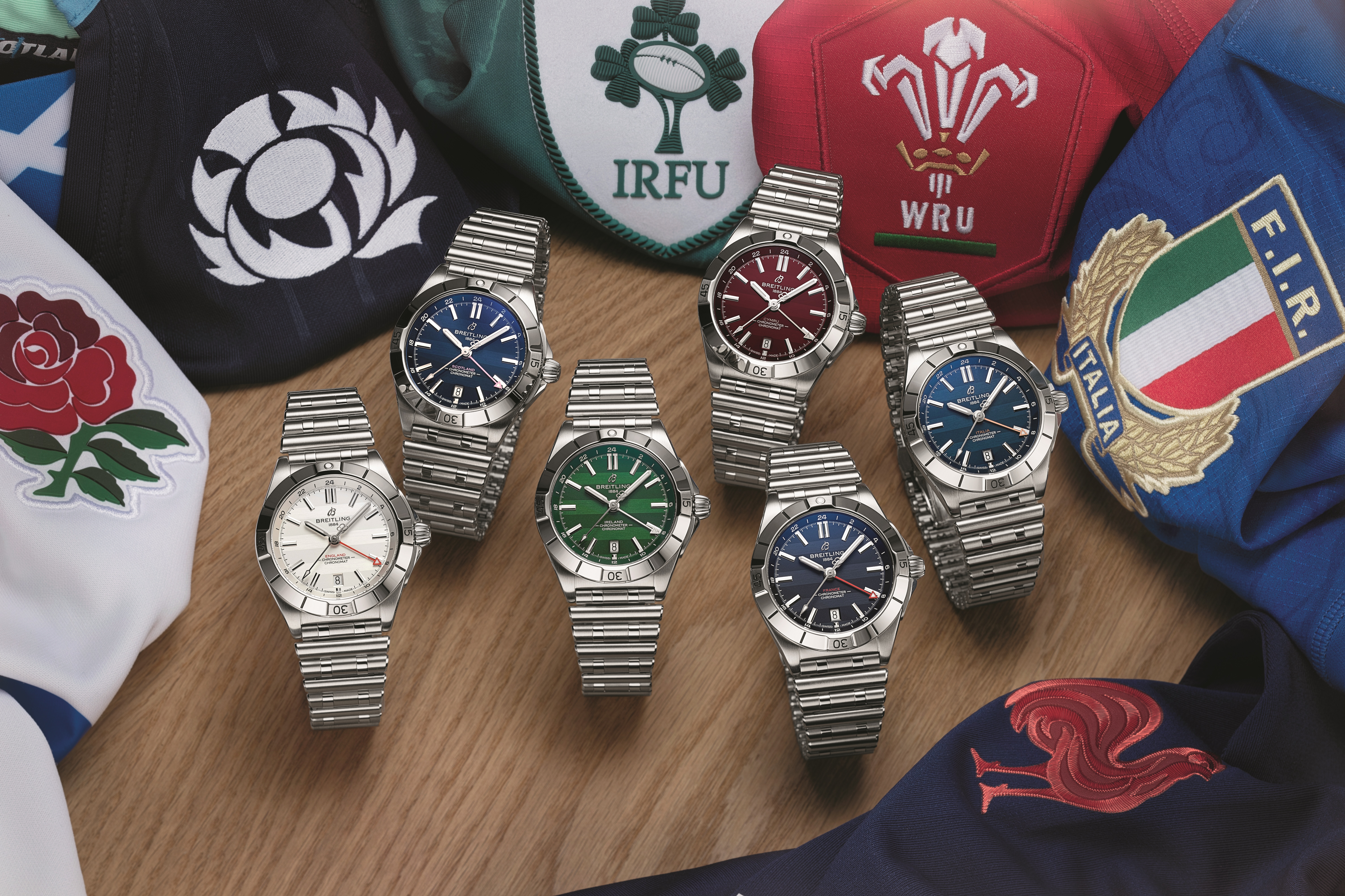 01 Breitling Chronomat Six Nations GMT40 Group Still CMYK