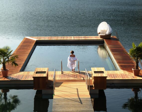 beheizter abgetrennter seeteil kollers hotel