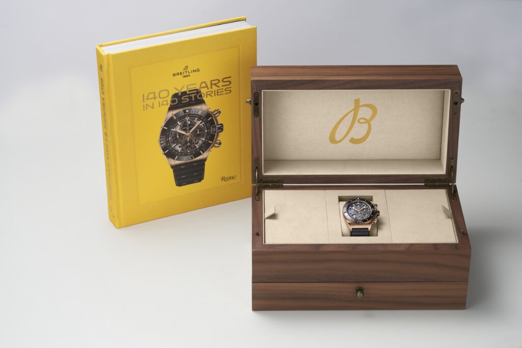 43 Deluxe edition of the book Breitling 140 Years in 140 Stories Super Chroonomat RGB 1024x682 1