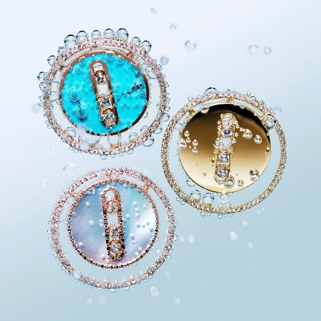 Messika Paris Summer 2024 Campaign Lucky Move GM Rings %C2%A9Olivia Haudry