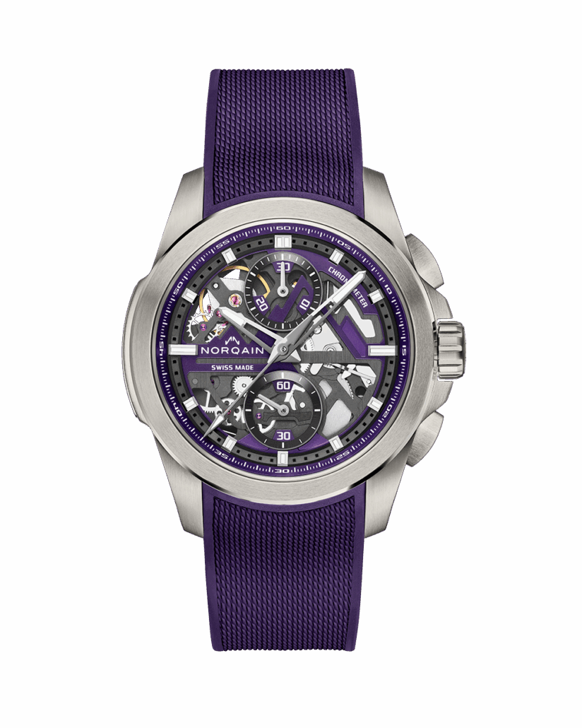 NNT3200C Independence Skeleton Chrono Purple2 Website 1000x1250