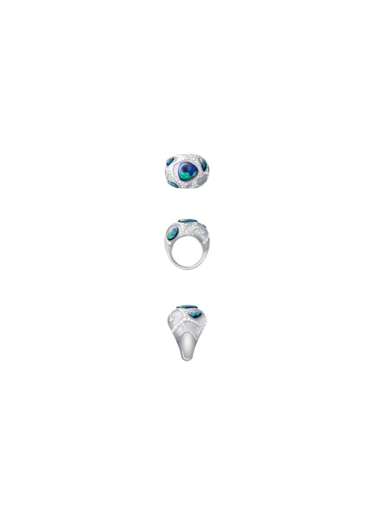 PIAGET HIGH JEWELLERY SHAPES OF EXTRALEGANZA G34Q5000 FY26 BAGUE HJ 1 1