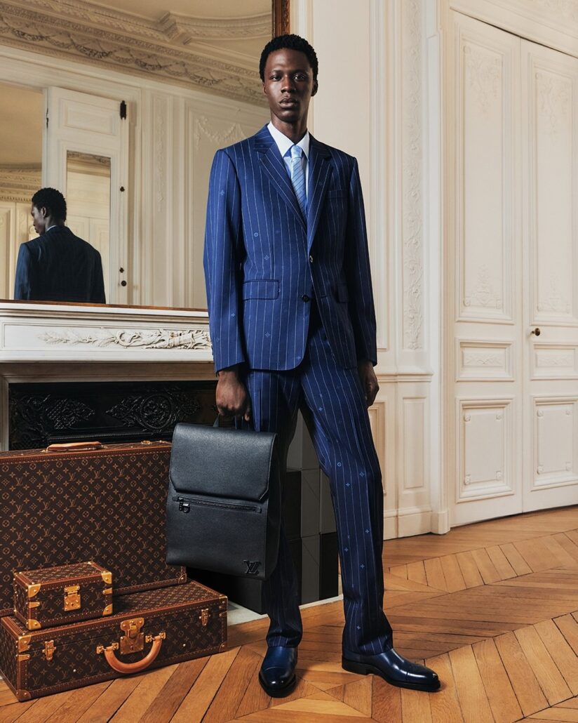 LOUIS VUITTON MENS NEW FORMAL FALL WINTER 2025 LOOK 1 1