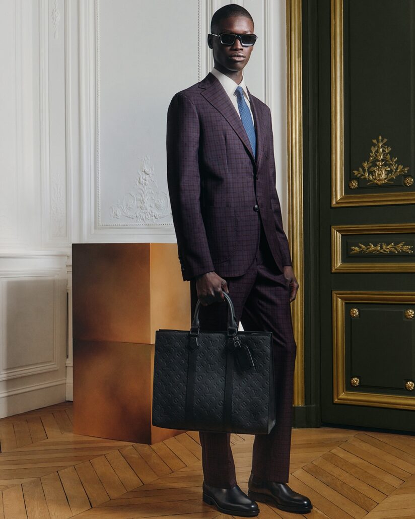 LOUIS VUITTON MENS NEW FORMAL FALL WINTER 2025 LOOK 6