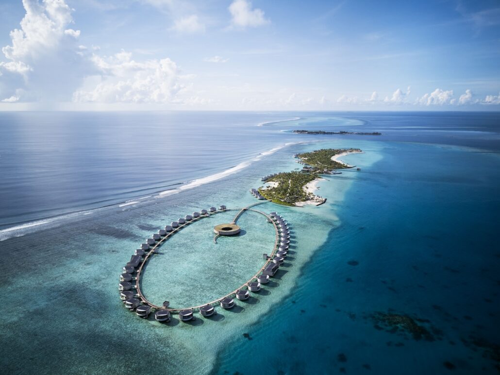 The Ritz Carlton Maldives Fari Islands Aerial
