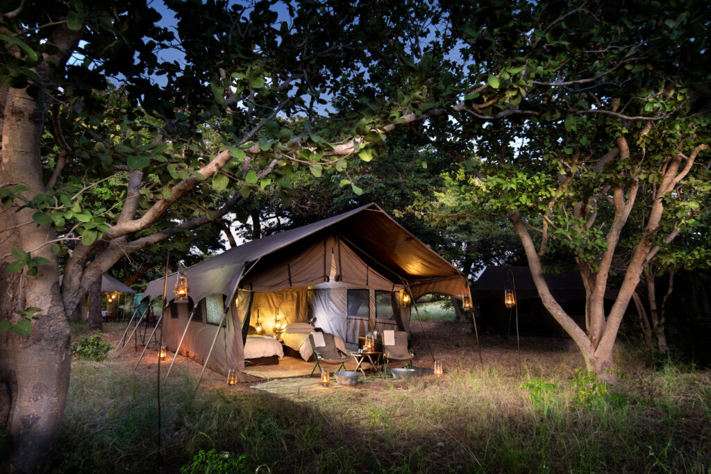 andBeyond Africa Chobe under canvas tent twin beds 1024x683 1