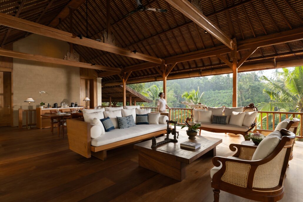 COMO Shambhala Estate Bayugita Residence Suite Living Area