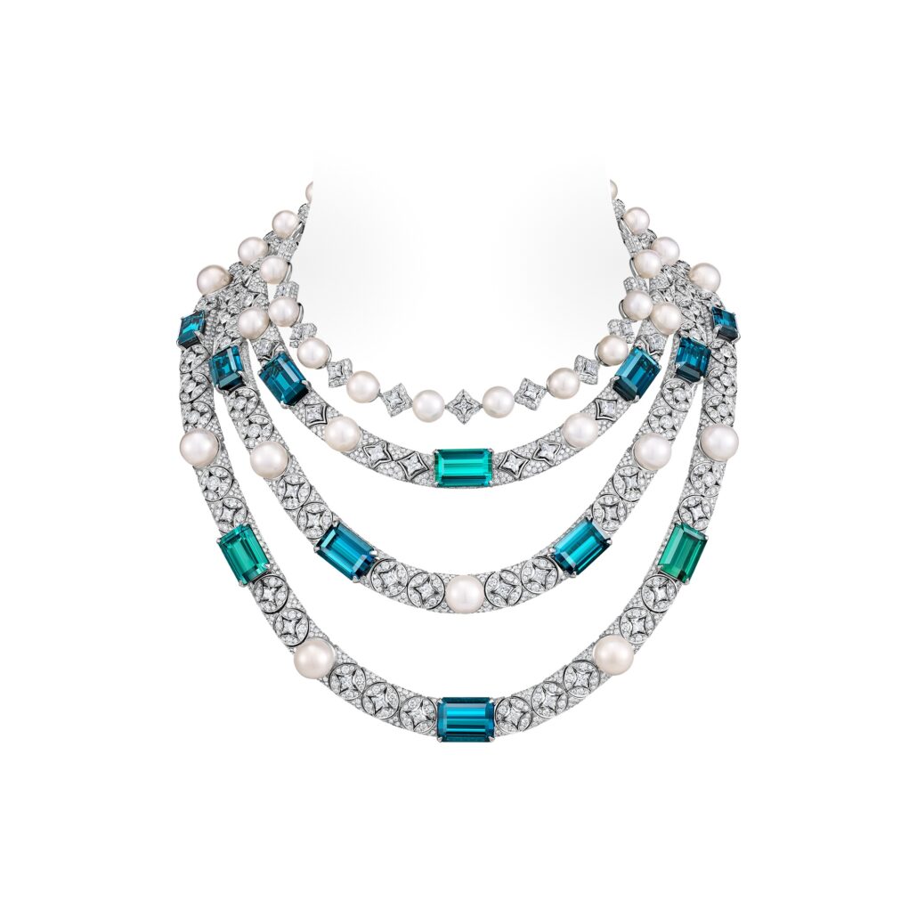 FLORESCENCE NECKLACE LOUIS VUITTON VIRTUOSITY COLLECTION LOUIS VUITTON HIGH JEWELRY