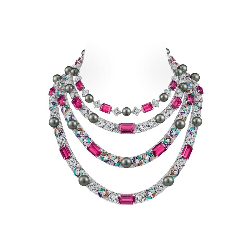 FLORESCENSE SAUTOIR NECKLACE LOUIS VUITTON VIRTUOSITY COLLECTION LOUIS VUITTON HIGH JEWELRY