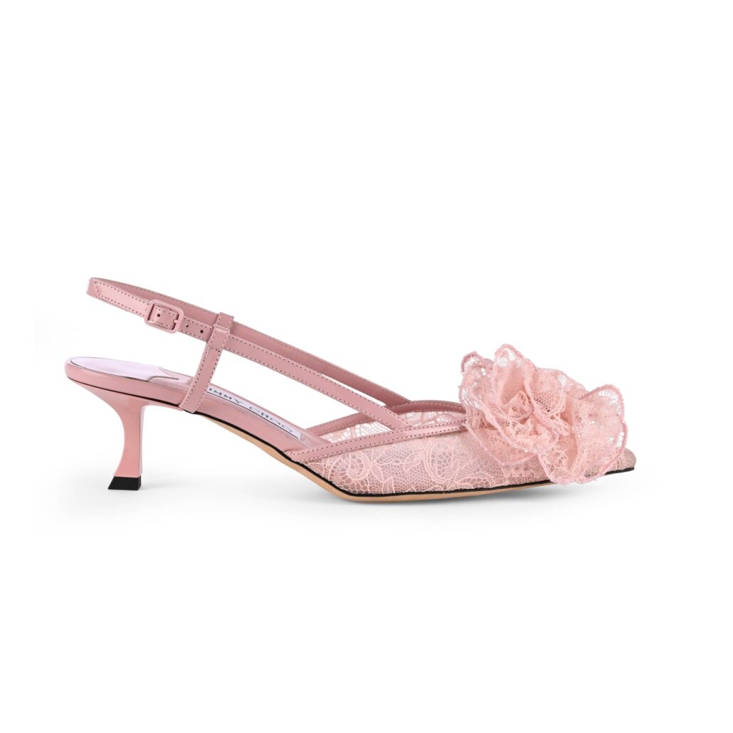 MIMMI SB 50 GVJ SHINY NAPPA LEATHER W JIMMY ROSE ROSE