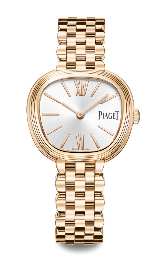Uhr aus 750/1000 Roségold. Manufaktur-Quarzwerk. 29 mm. Reproduzierbar. ©Piaget
