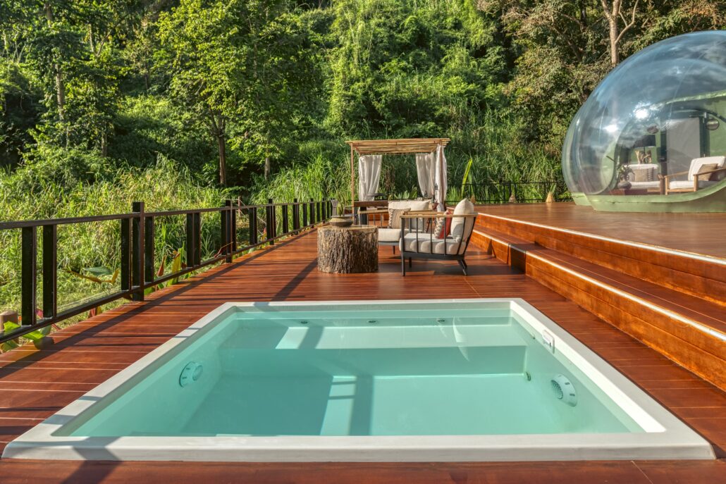Anantara Golden Triangle Jungle Bubble Pool