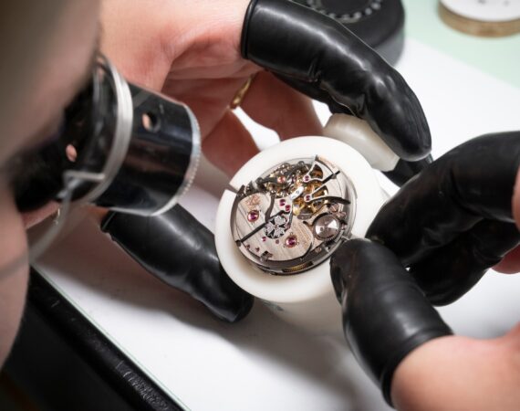 HMoser Manufacture Impressions 2024 Watchmaker close