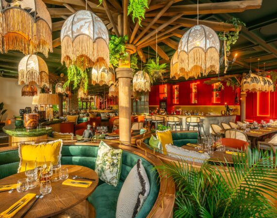 Hilton Mauritius Resort Ginger Thai Interior Seating View