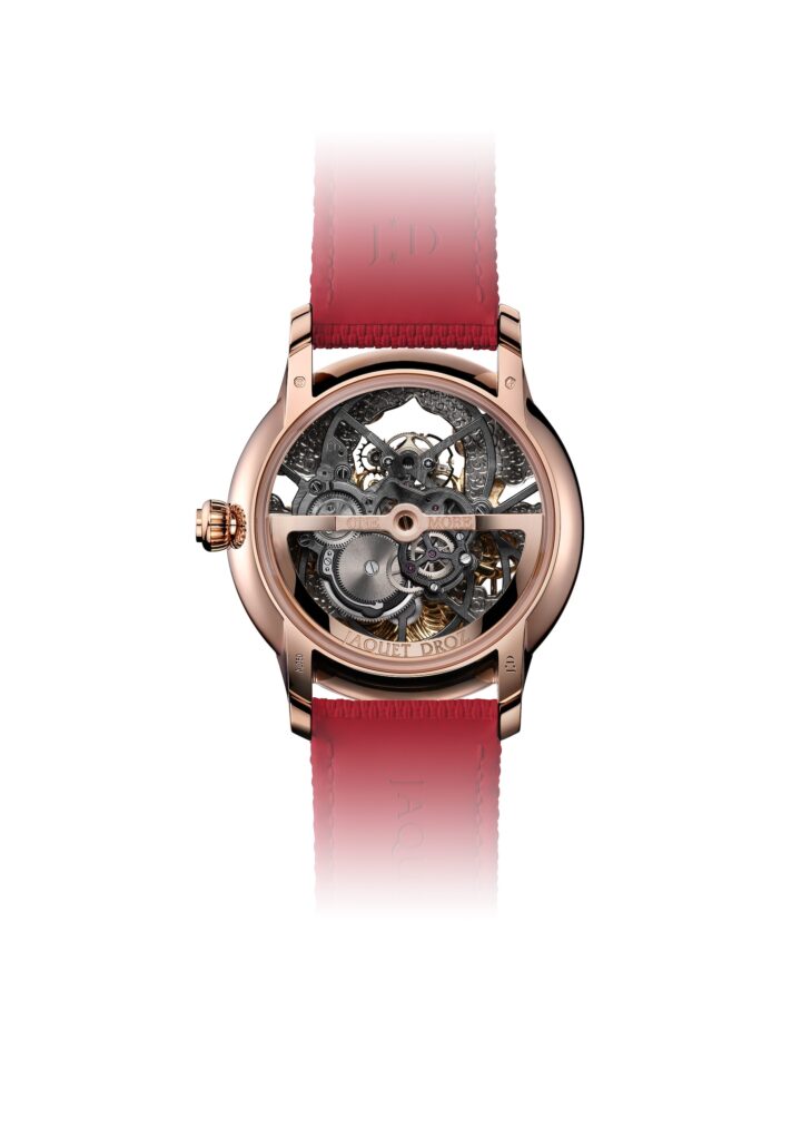 J0135230091 TOURBILLON SKELET RED GOLD DRAGON MASK BACK