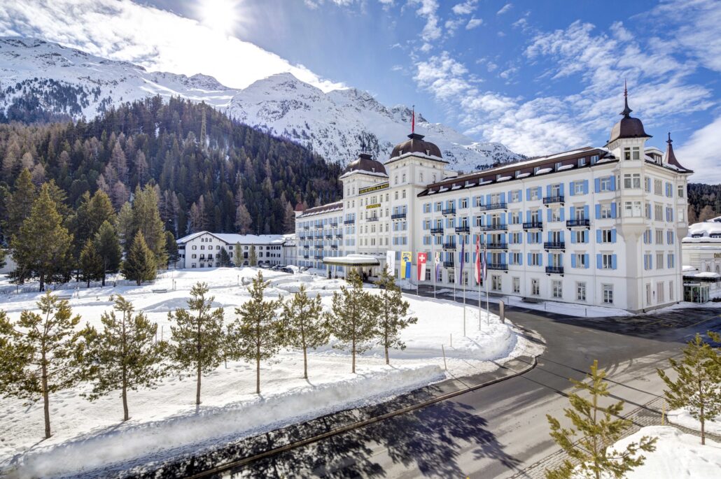 Kempinski St Moritz Exterior Hotel Winter Copyright Grand Hotel des Bains Kempinski St. Moritz
