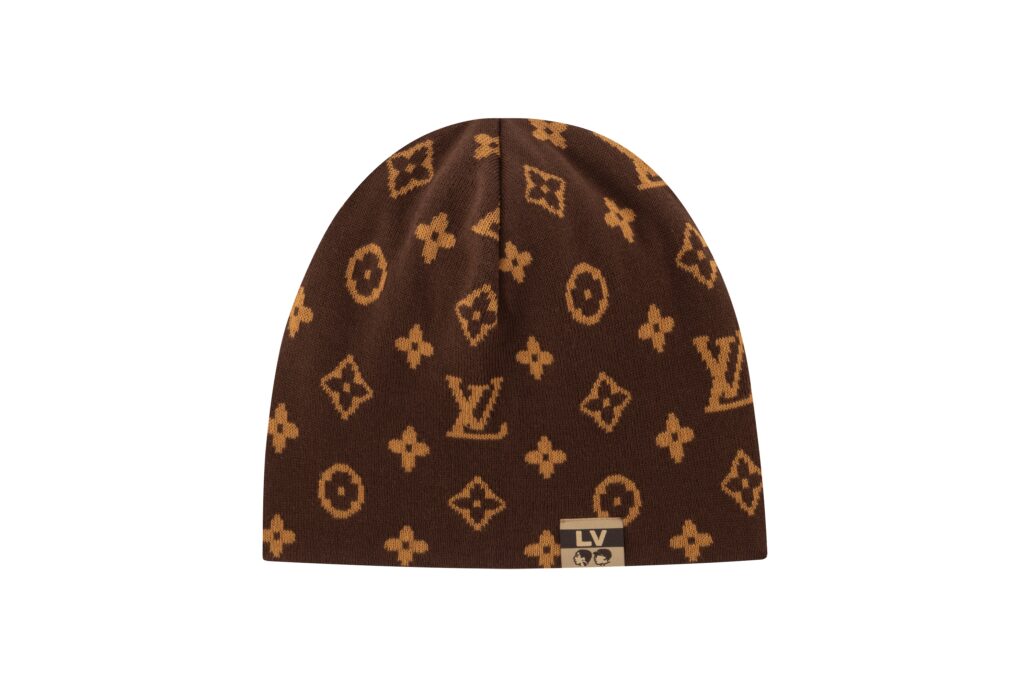 LV FIT MONOGRAM BEANIE BROWN 2