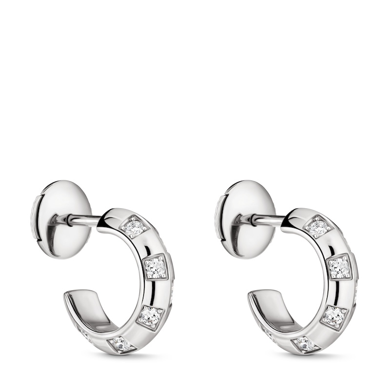 Le Damier de Louis Vuitton Earrings in white gold and diamonds Louis Vuitton Jewelry