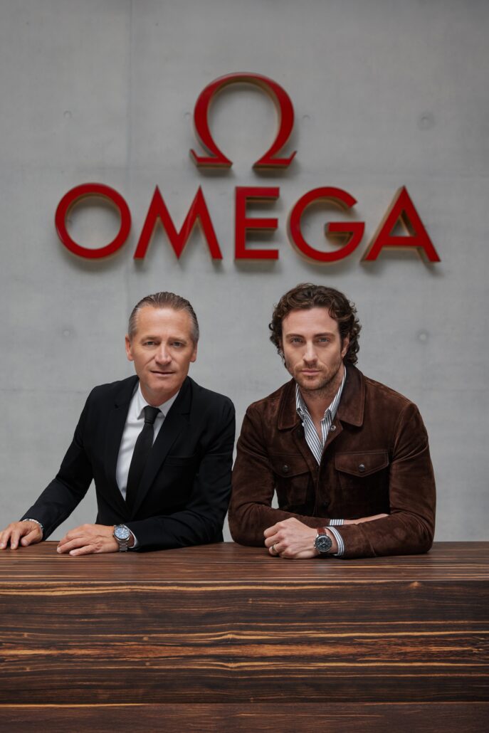 OMEGA Raynald Aeschlimann Aaron Taylor Jonhson 1