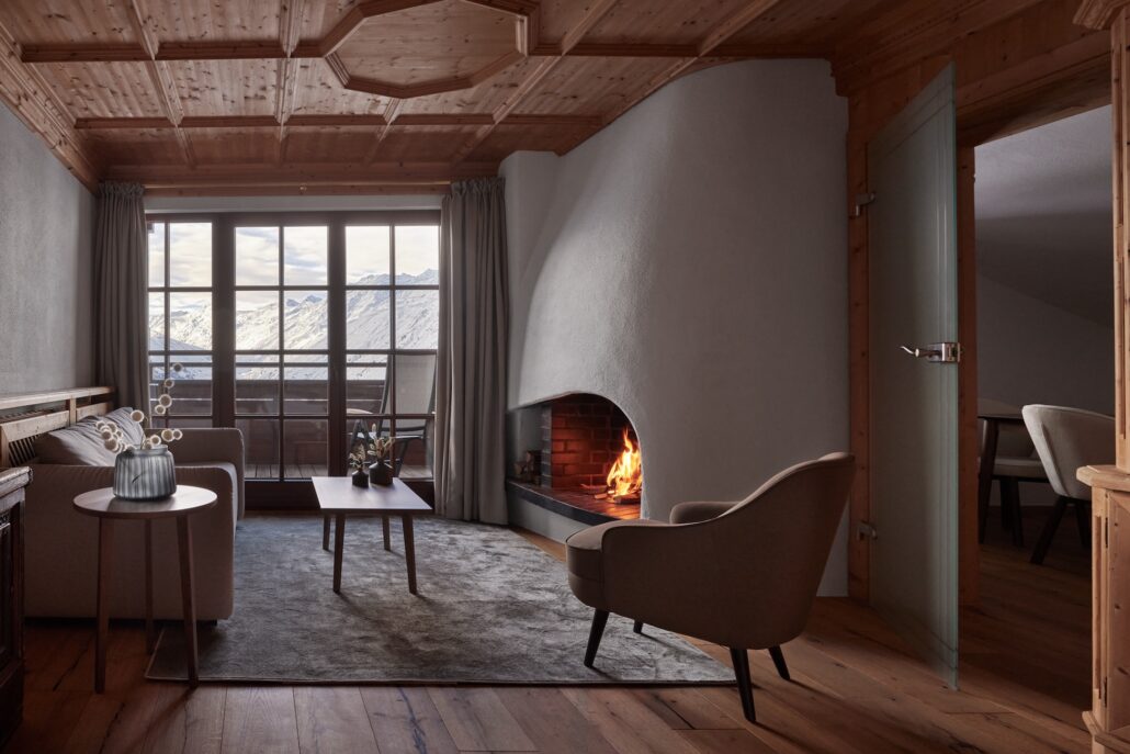 TOP Hotel Hochgurgl Suite Kamin