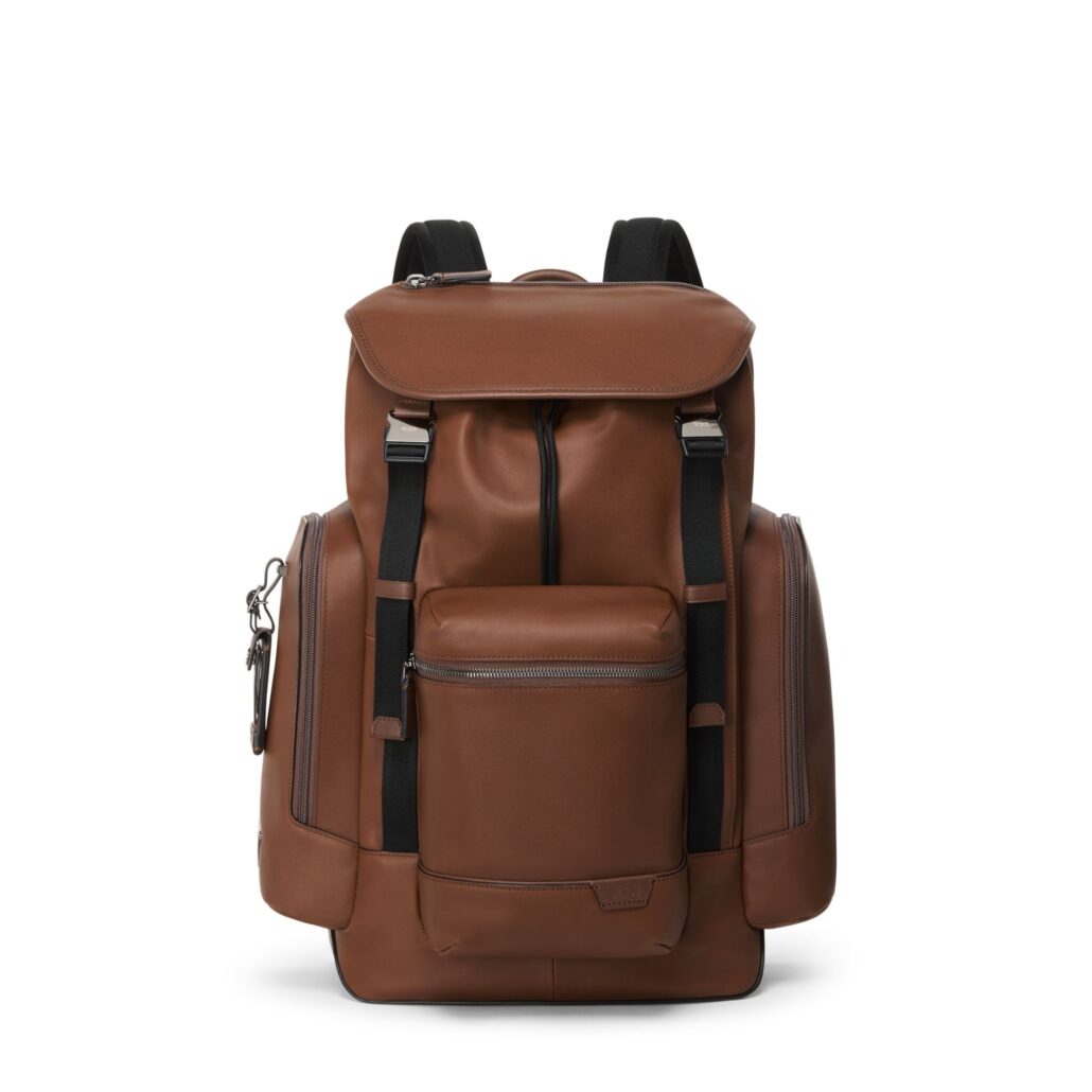 TUMI Harrison Griffen Flap Backpack Cognac Euro 890.00