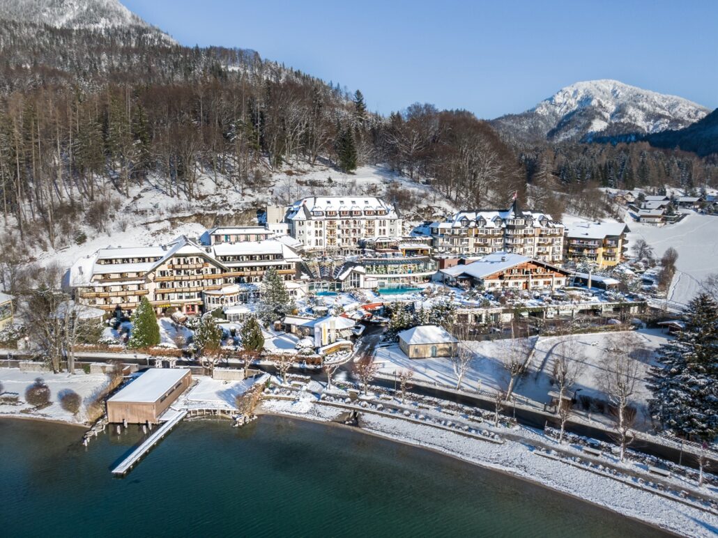 winterliche aussenansicht ebners waldhof