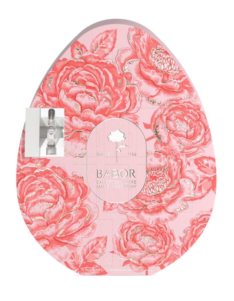 BABOR AMP Osterei frontal geoeffnet