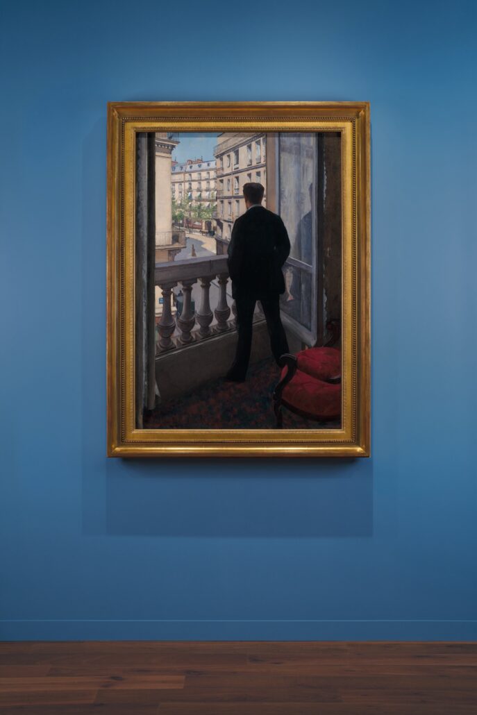 Gustave Caillebotte Young Man at his Window In situ 1 @Louis Vuitton