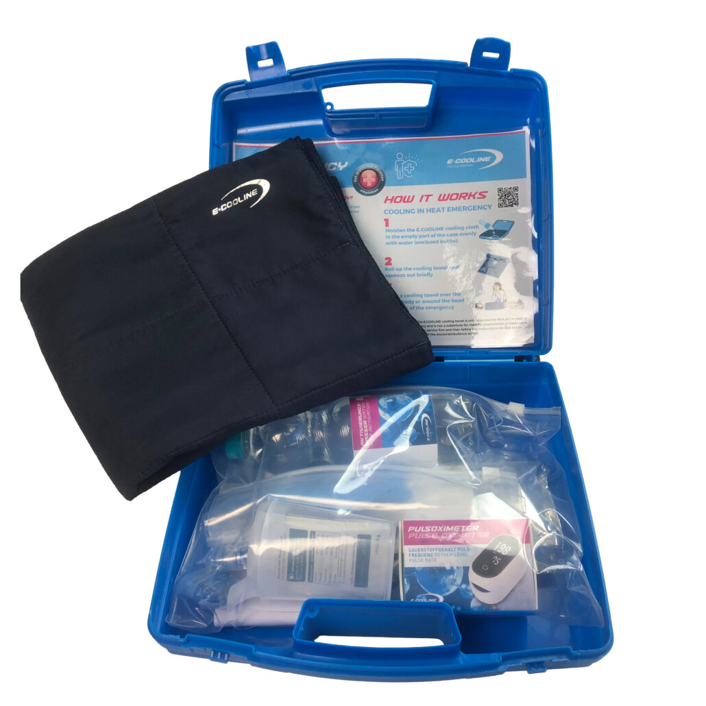 Hitze Notfall Koffer geoeffnet1