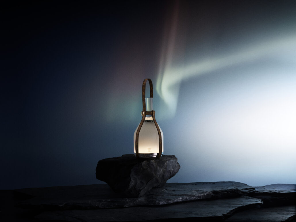 LOUIS VUITTON HOLIDAY 2025 CAMPAIGN BELL LAMP @Peter Langer