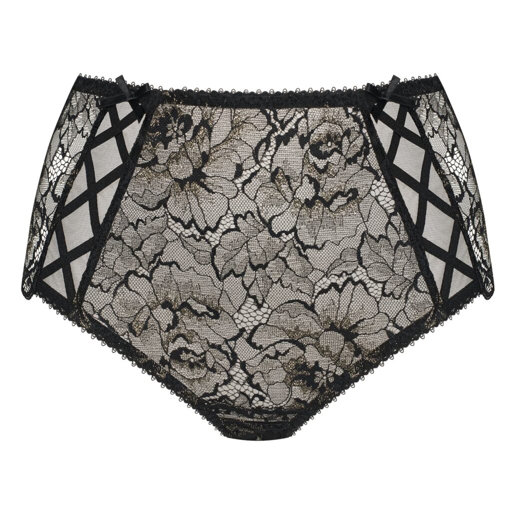 Stella Taillenslip Tai schwarz gold UVP 3995 EUR