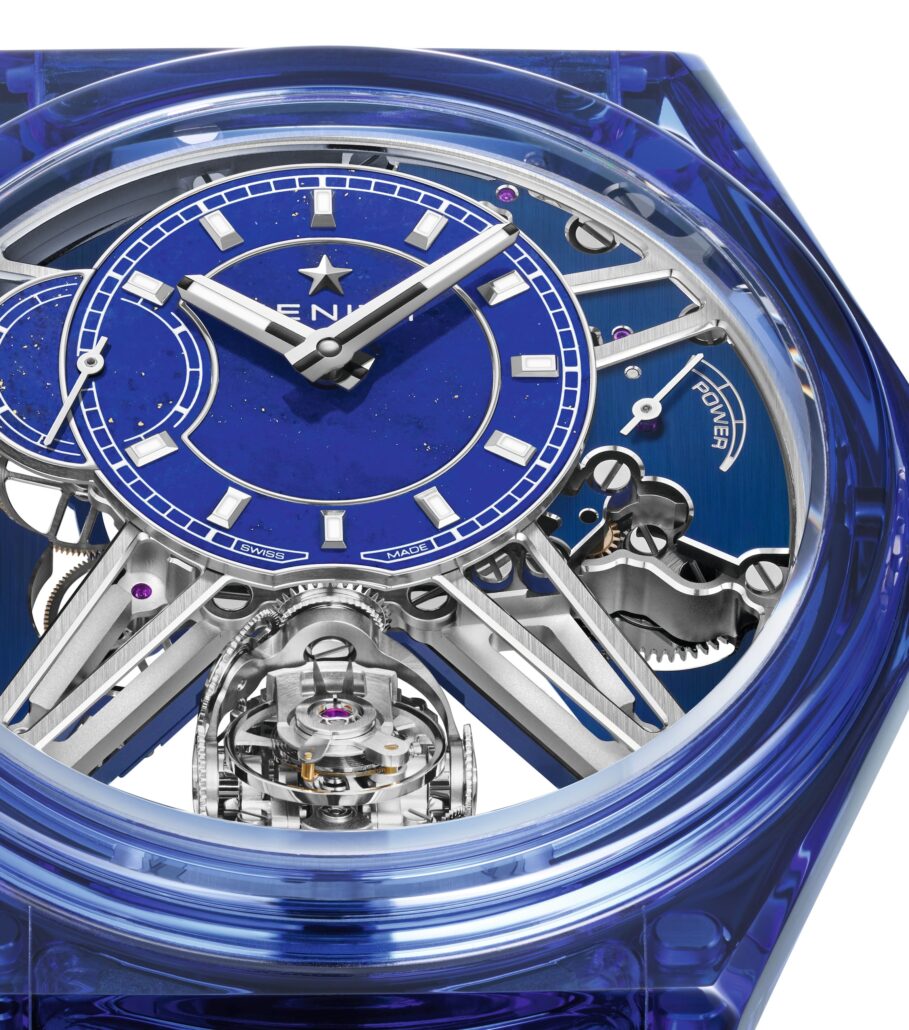 ZENITH DEFY Zero G Blue MACRO
