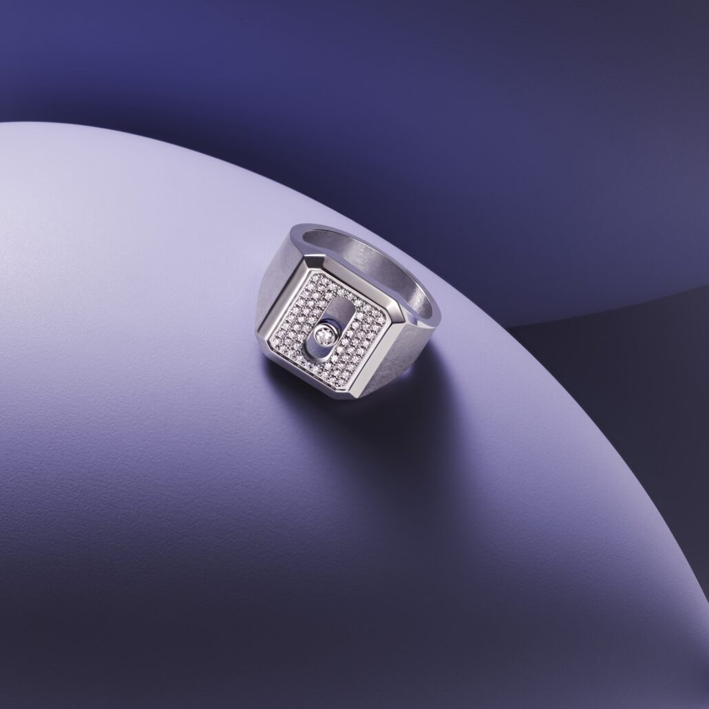 11 Messika Seasonal Shoot Holiday Season 2025 Bague Move Titanium Pave Still Life 11 © Isabelle Bonjean