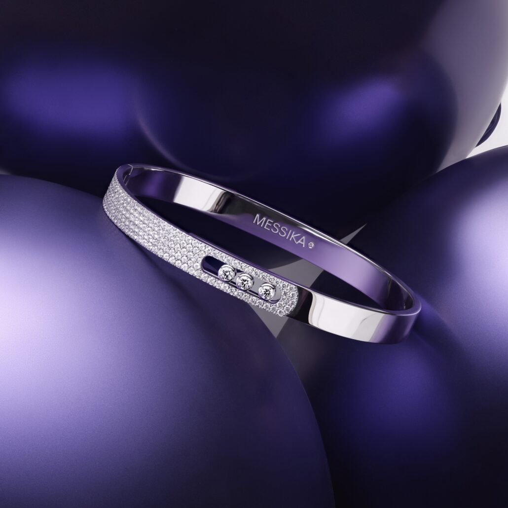 7 Messika Seasonal Shoot Holiday Season 2025 Bracelet Move Noa Semi Pave Still Life 11 © Isabelle Bonjean