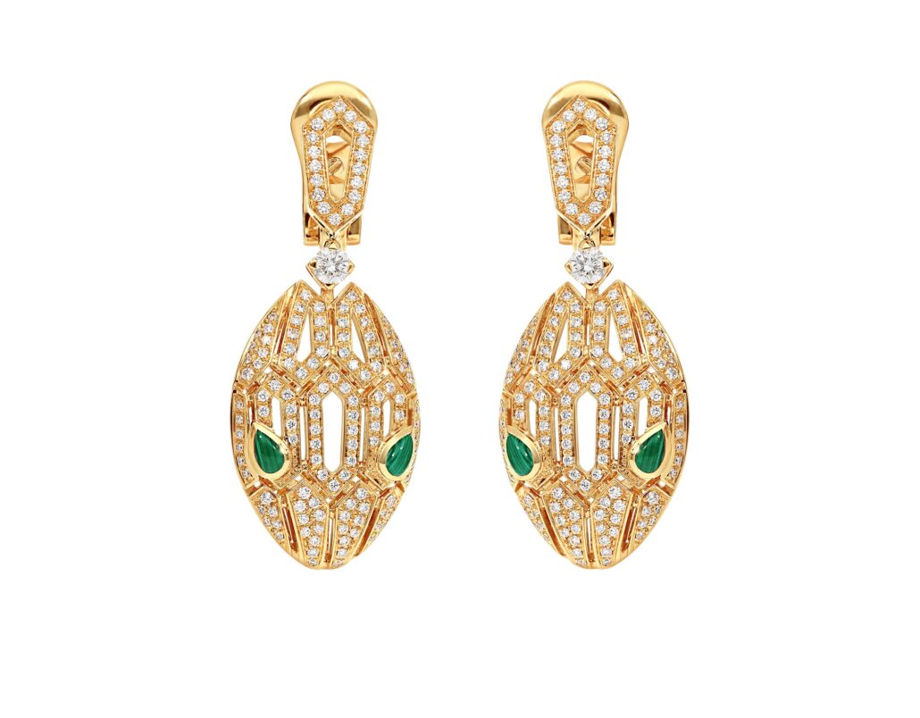 Bvlgari Serpenti Ohrring Gelbgold PaA