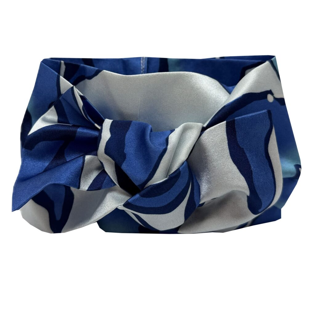 Gina Drewes Stehkragen Blue Flowers 89E