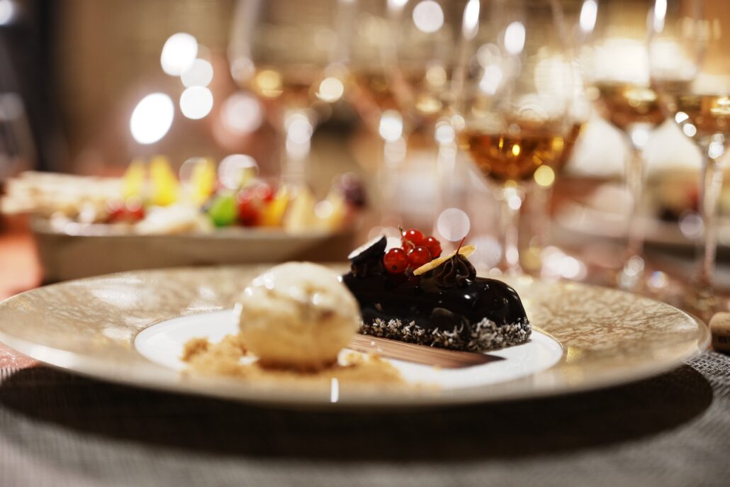 JW Marriott Maldives Wine Dinner dessert