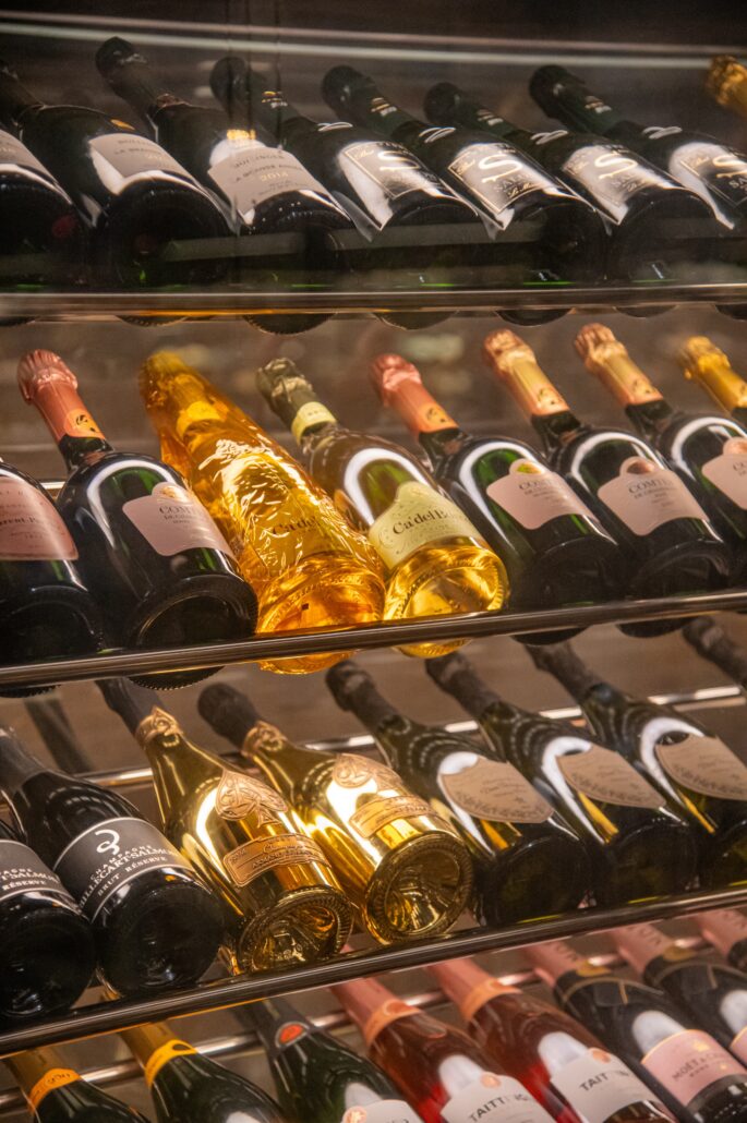 JW Marriott Maldives Wine Room bottle