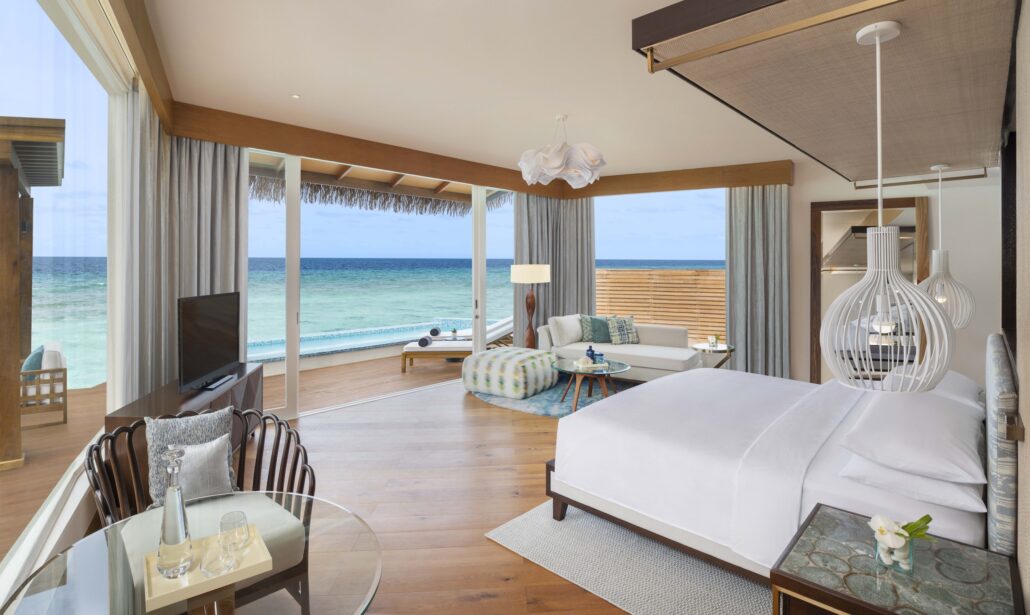 JWMM Duplex Overwater Villa Bedroom