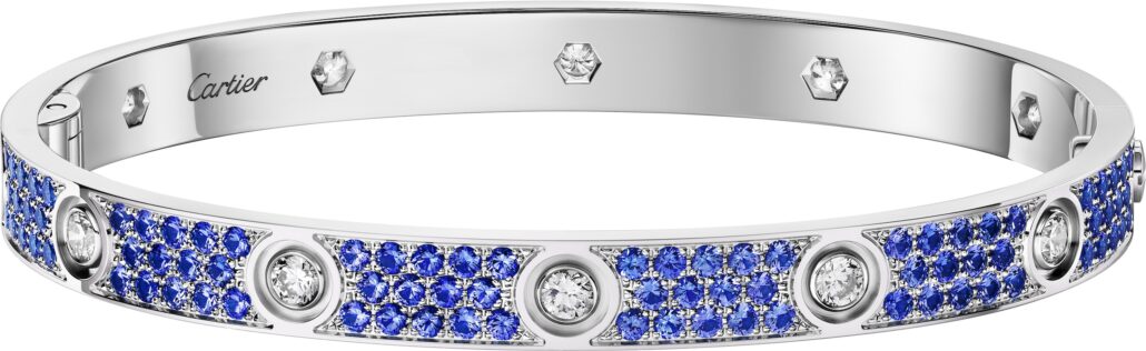 CAR CRN6739617 T3014 V3007 B0008 AP OG Bracelet Love Rainbow Saphir 10Dia Kopie