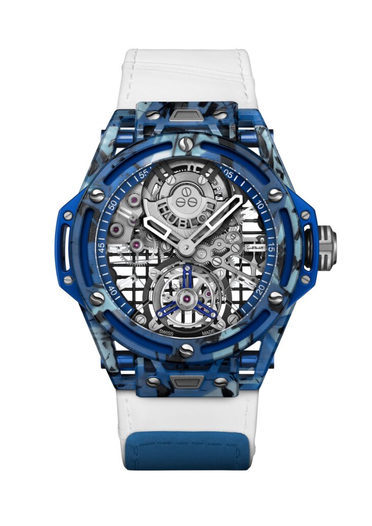 HUBLOT BIG BANG TOURBILLON NOVAK DJOKOVIC GOAT EDITION BLUE 6