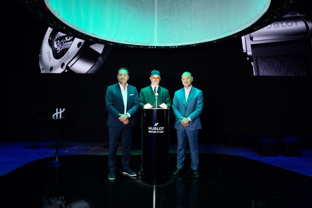 Julien Tornare Daniel Arsham Michael Tay Hublot MP 17 Launch