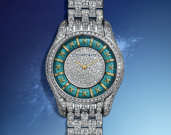 Enamel Watch by Tiffany Full Pave Bracelet @TiffanyCo