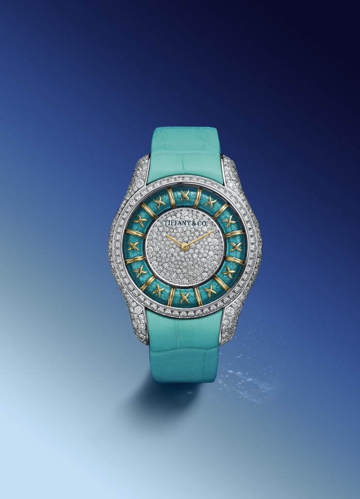 Enamel Watch by Tiffany Tiffany Blue® Paillonne Enamel @TiffanyCo
