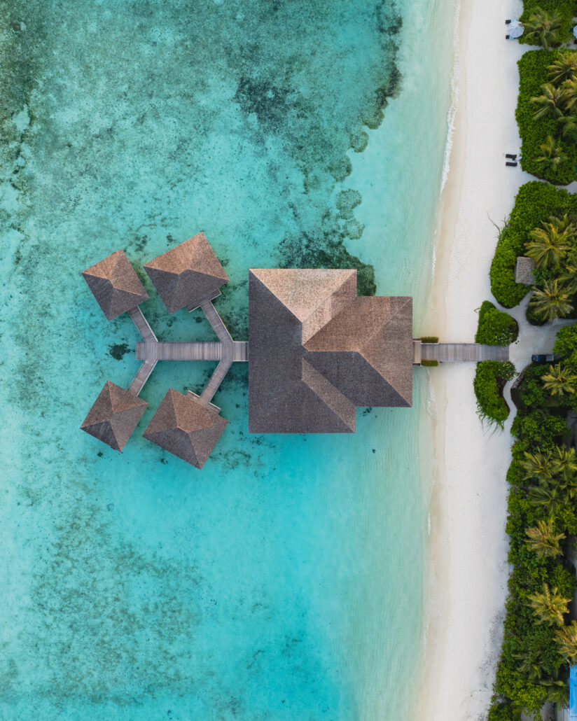 Le Meridien Maldives Resort Spa Explore Spa Aerial 2 ©Le Meridien Maldives Resort Spa